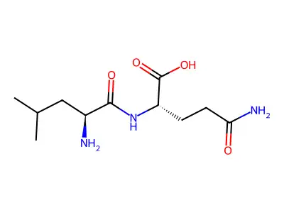 Leucylglutamine structure