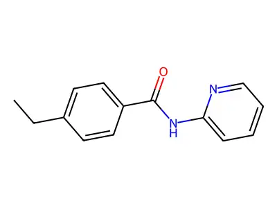 4-ethyl-N-(2-pyridinyl)benzamide structure