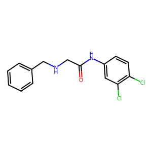 2-(苄基氨基)-N-(3,4-二氯苯基)乙酰胺 structure