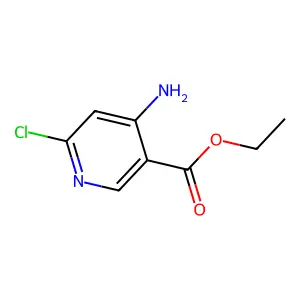 Ethyl 4-amino-6-chloronicotinate structure