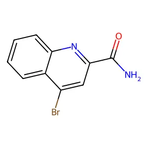 4-Bromoquinoline-2-carboxamide structure