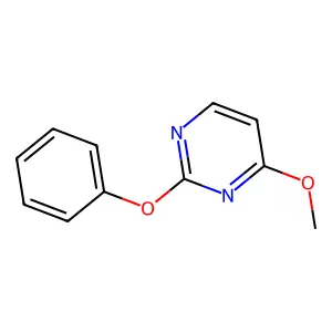 4-Methoxy-2-phenoxypyrimidine structure