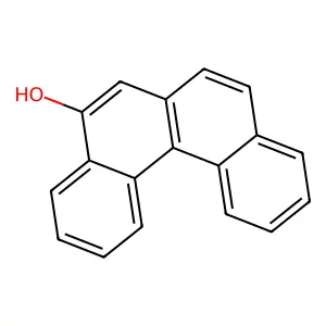 Benzo(c)phenanthren-5-ol structure