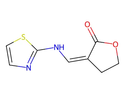 3-[(1,3-Thiazol-2-ylamino)methylidene]oxolan-2-one structure