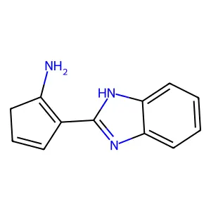 1,3-Cyclopentadien-1-amine,2-(1H-benzimidazol-2-yl)-(9CI) structure