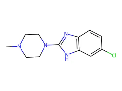 5-Chloro-2-(4-methylpiperazin-1-yl)-1H-benzo[d]imidazole structure