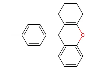 9-(4-methylphenyl)-2,3,4,9-tetrahydro-1H-xanthene structure