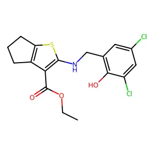 C17H17Cl2NO3S structure
