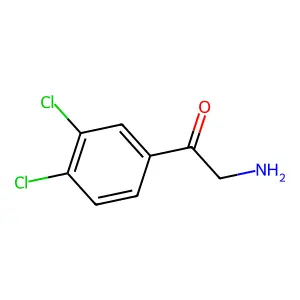 2-Amino-1-(3,4-dichlorophenyl)ethanone structure