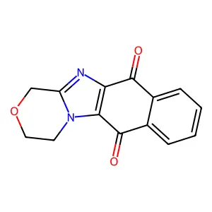 3,4-Dihydro-1H-naphtho[2',3':4,5]imidazo[2,1-c][1,4]oxazine-6,11-dione structure