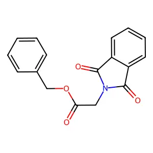 Benzyl 2-(1,3-dioxoisoindol-2-yl)acetate structure