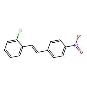 1-Chloro-2-[2-(4-nitrophenyl)ethenyl]benzene structure