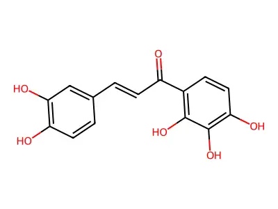 2',3',4',3,4-Pentahydroxychalcone structure