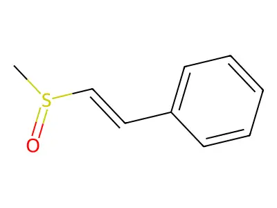 Methyl trans-styryl sulfoxide structure