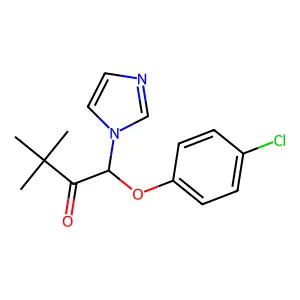 二唑丁酮 structure