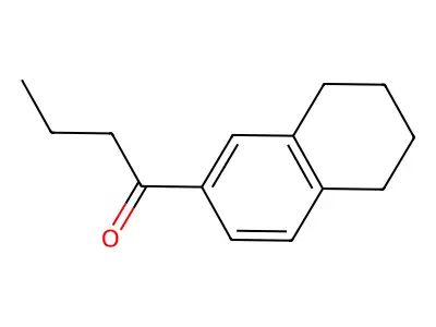 1-(2-5,6,7,8-Tetrahydronaphthyl)butan-1-one structure