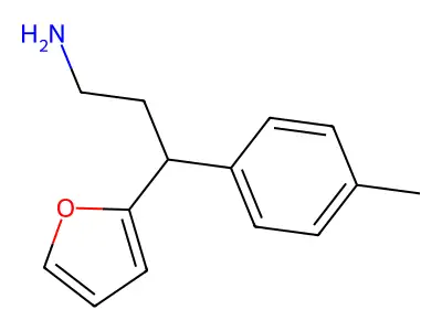 3-(Furan-2-yl)-3-(p-tolyl)propan-1-amine structure