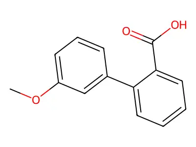 2-(3-methoxyphenyl)benzoic Acid structure