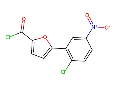 5-(2-Chloro-5-nitrophenyl)furan-2-carbonyl chloride structure