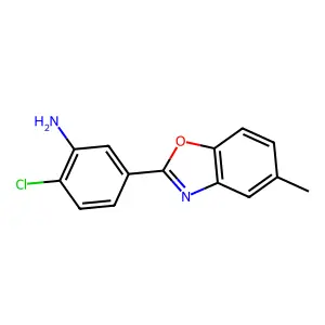 2-Chloro-5-(5-methyl-1,3-benzoxazol-2-yl)aniline structure
