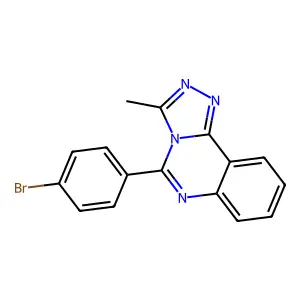 5-(4-Bromophenyl)-3-methyl-[1,2,4]triazolo[4,3-c]quinazoline structure