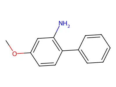 2-Amino-4-methoxy-biphenyl structure