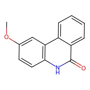 2-Methoxy-6(5H)-phenanthridinone structure