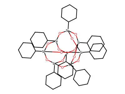 PSS-Octacyclohexyl substituted structure