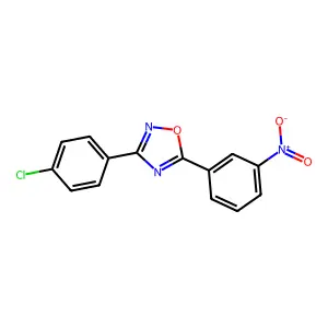 3-(4-Chlorophenyl)-5-(3-nitrophenyl)-1,2,4-oxadiazole structure