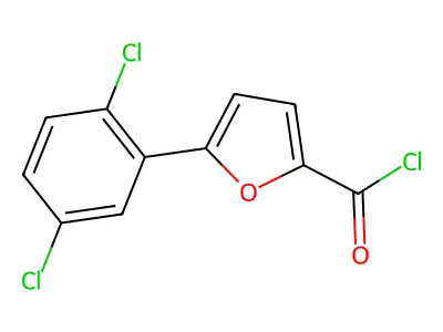 5-(2,5-dichlorophenyl)furan-2-carbonyl Chloride structure