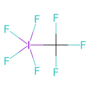 Tetrafluoro(trifluoromethyl)iodine structure