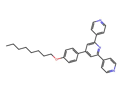 4,2':6',4''-Terpyridine, 4'-[4-(octyloxy)phenyl]- structure