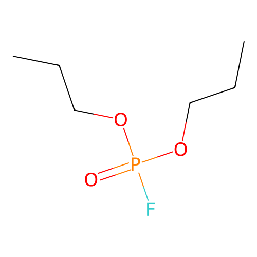 Phosphorofluoridic acid, dipropyl ester structure