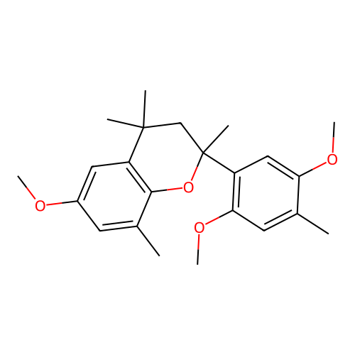 2-3,4-dihydro-6-methoxy-2,4,4,8-tetramethyl-2h-1-benzopyran structure