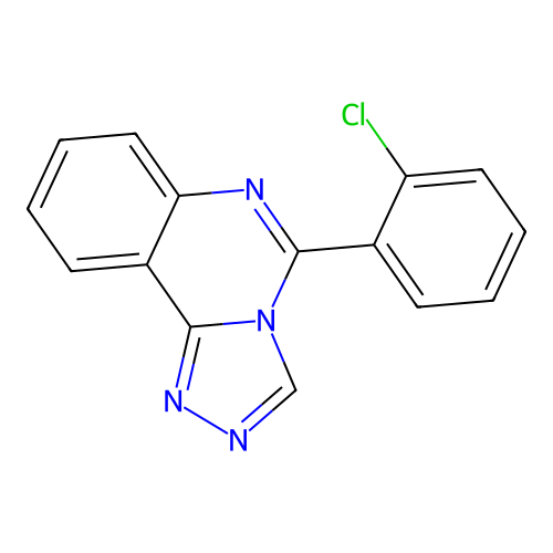 5-(2-Chlorophenyl)-[1,2,4]triazolo[4,3-c]quinazoline structure