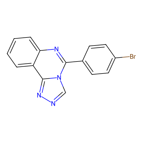 5-(4-Bromophenyl)-[1,2,4]triazolo[4,3-c]quinazoline structure