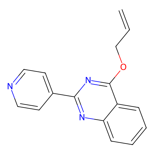 4-(Allyloxy)-2-(4-pyridinyl)quinazoline structure