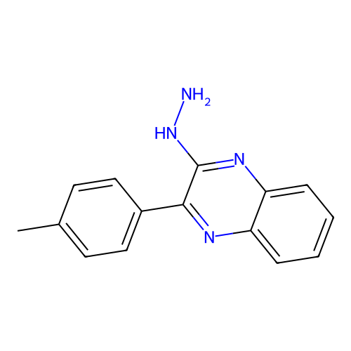 (3-p-Tolyl-quinoxalin-2-yl)-hydrazine structure