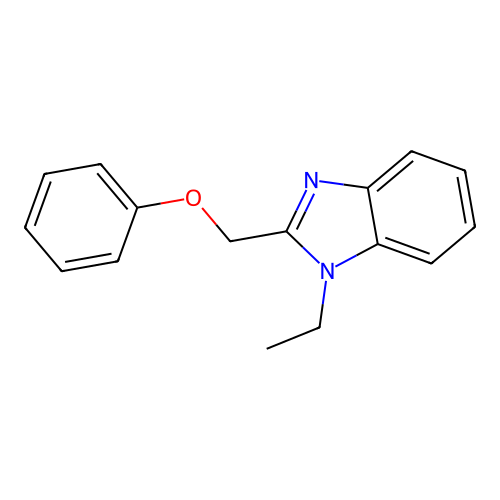1-Ethyl-2-phenoxymethyl-1H-benzoimidazole structure