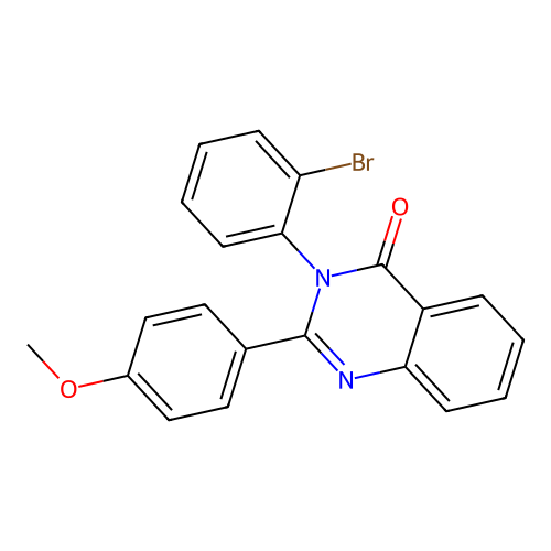 3-(2-bromophenyl)-2-(4-methoxyphenyl)quinazolin-4(3H)-one structure