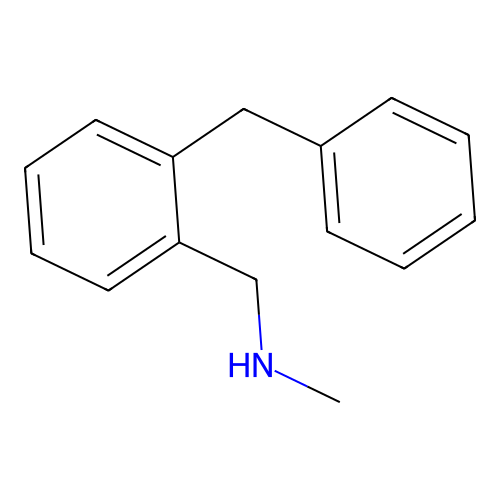 2-苄基-N-甲基苄胺 structure