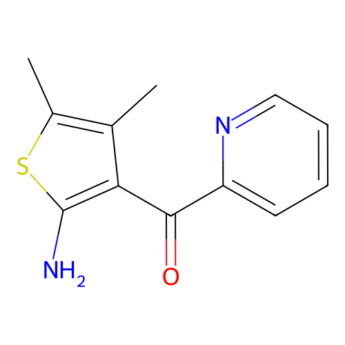 (2-Amino-4,5-dimethylthiophen-3-yl)-pyridin-2-ylmethanone structure