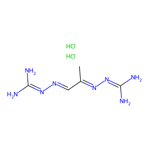 Mitoguazone Dihydrochloride structure