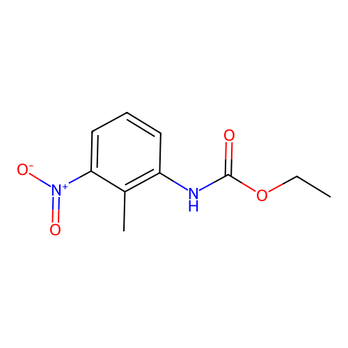 N-Ethoxycarbonyl-3-nitro-o-toluidine structure
