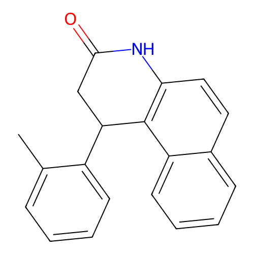 1-(2-methylphenyl)-1,4-dihydrobenzo[f]quinolin-3(2H)-one structure