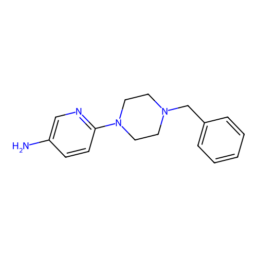 6-(4-Benzylpiperazin-1-yl)pyridin-3-amine structure