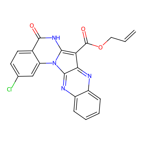 C21H13ClN4O3 structure