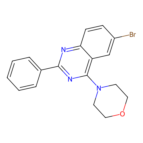 4-(6-Bromo-2-phenylquinazolin-4-yl)morpholine structure