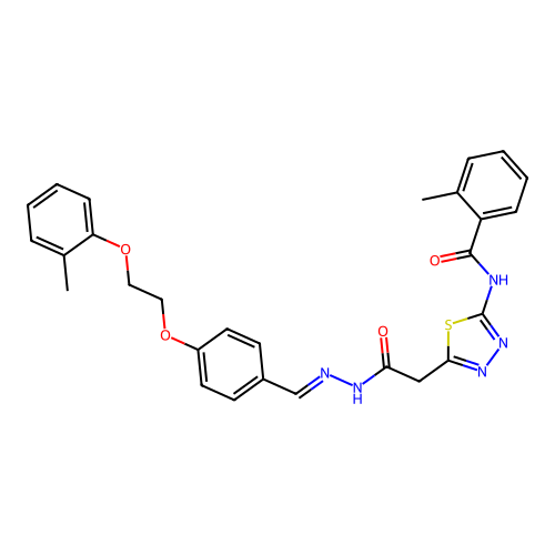 C28H27N5O4S structure
