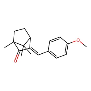 3-[(4-Methoxyphenyl)methylene]-1,7,7-trimethylbicyclo[2.2.1]heptan-2-one structure